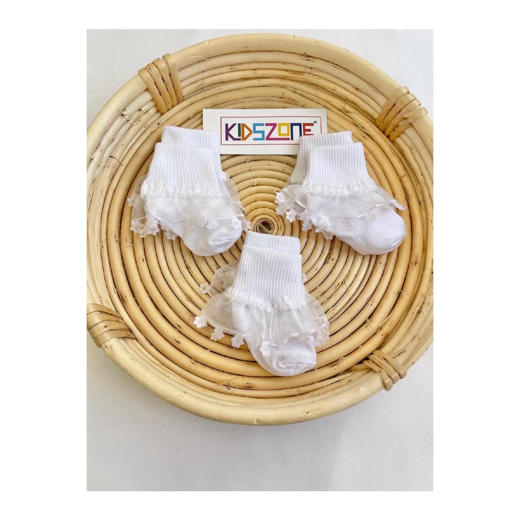 Носки для новорожденных, 3 упаковки, 100% хлопок, носки для новорожденных