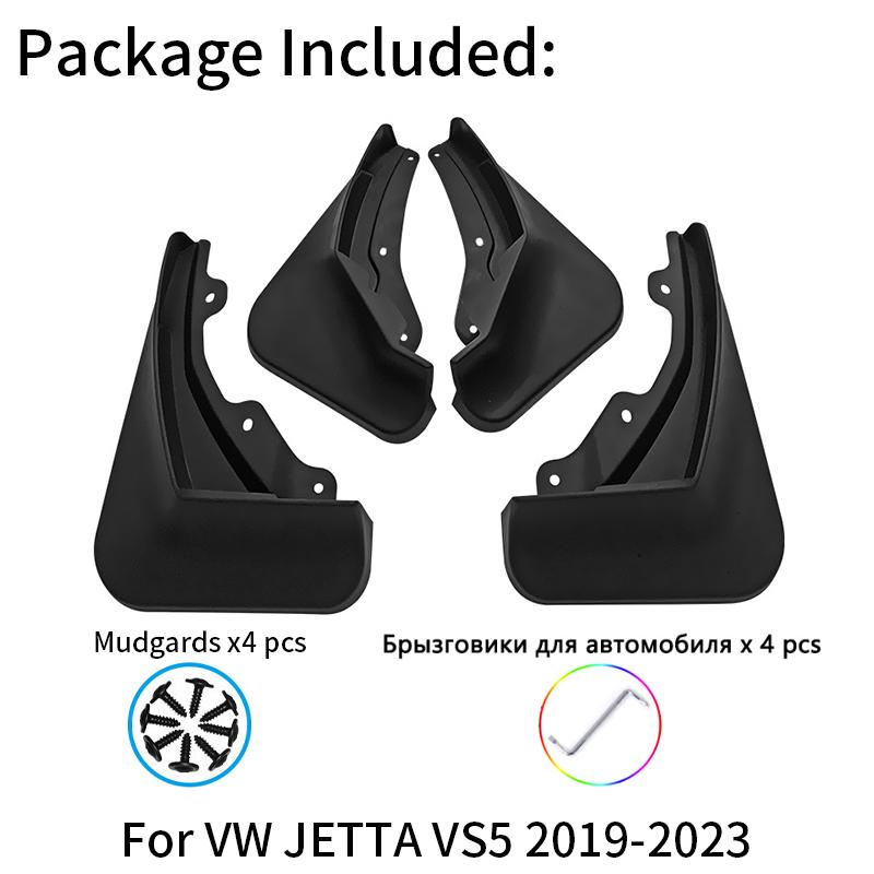 Брызговики для VW Volkswagen JETTA VS5, брызговики 2023 2022, брызговики для крыльев, передние и задние автомобильные аксессуары