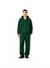 Unisex Solid Color Zip-Up Sports Hoodie - Casual Slim-Fit Jumpsuit for Autumn/Winter