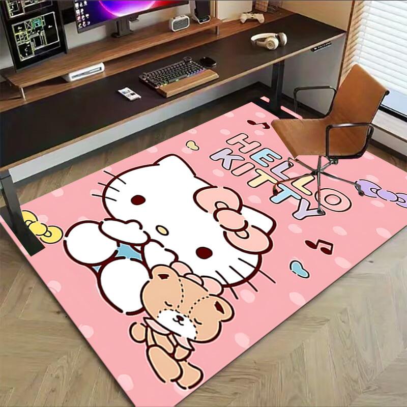 1 шт. Ковер Hello Kitty Коврик для офиса Наружный коврик Декор для дома Ковер для зоны Фестивальный подарок