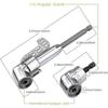 2PCS 105 1/4 Inch Right Angle Drill Adapter with Hex Shank Screwdriver Extension Drill, Bit Holder, Right Angle Screwdriver Attached Magnetic Bit Hold