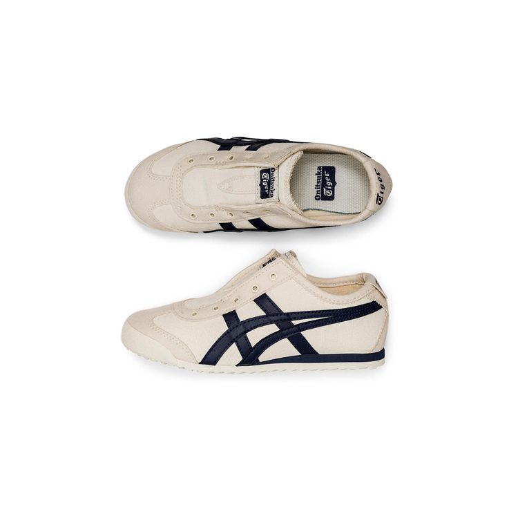 ONITSUKA TIGER Детские Mexico 66 Слипоны Белый Темно-синий 1184A085-200