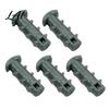 Corrosion Resistant Weight 5Pcs Anchor-Shaped Fishing Sinker Set with Anti-slip Locking Hook Professional Corrosion-Resistant Heavy Duty Weight,