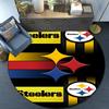 Pittsburgh Steelers  Round Rug for Livingroom,Bedroom, Palyroom, Chair Rug, Area rug, Circle Carpet, Large Size Fan Christmas gift