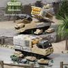 Детская военная модель пусковой установки ракет с выдвижной базой для хранения - подарок для мальчиков 3-6 лет