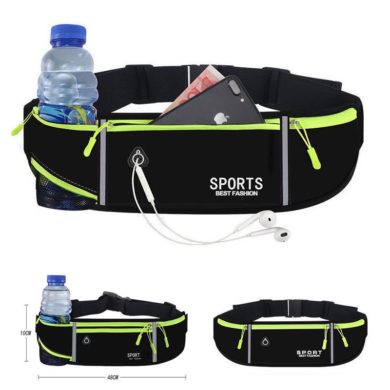 Unisex High Elasticity Marathon Running Waist Belt with Phone Holder