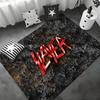 Thrash Metal Band S-Slayers Floor Mat Soft Thickened Flannel Door Mat Non-Slip Living Room Rug Home Decor