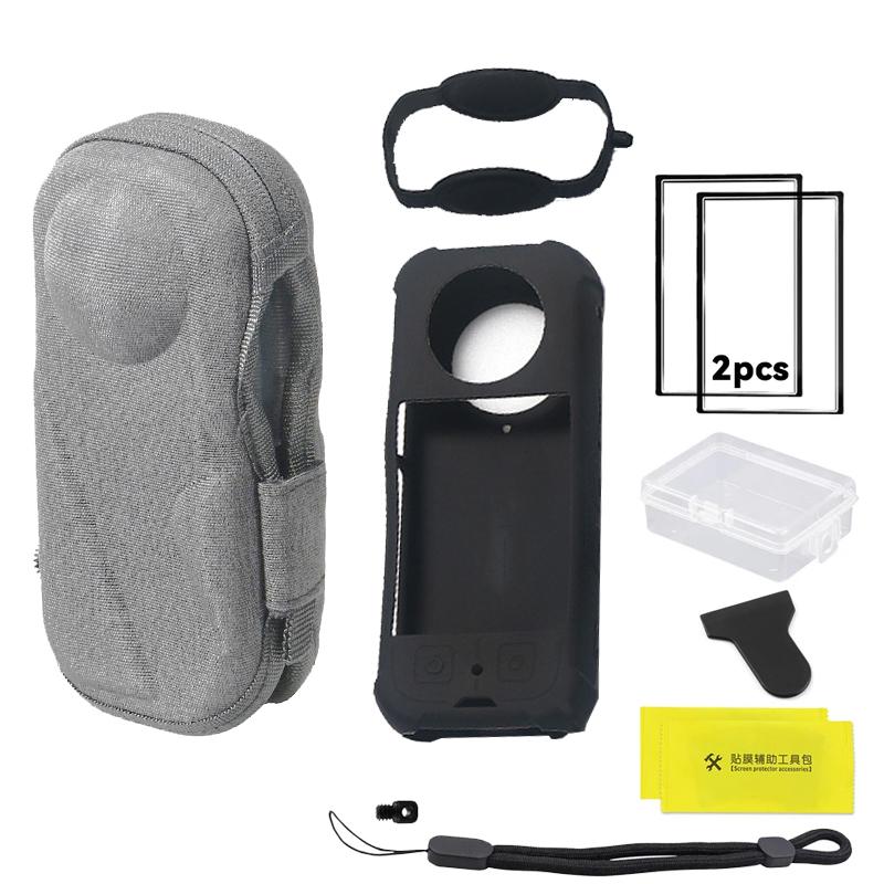 Мини-кейс для хранения Insta360 ONE X4 Sport Camera Protector Портативный чехол для хранения PU сумка для Insta 360 X4 Аксессуары