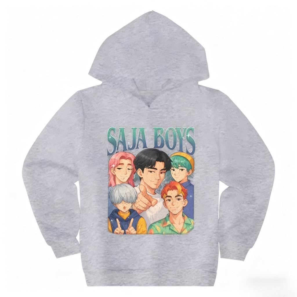 K-pop Охотники на демонов Saja Boys Детская одежда Харадзюку Мода Уличная одежда Толстовки Девочка Мальчик Смешной подарок Одежда