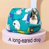 Cartoon Pattern Warm Comfortable Large Space Guinea Pig Bed House Hideout for Small
