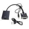 Конвертеры-адаптеры VGA в HDMI с 3,5 мм 1080P Источник VGA-входа к ТВ/Мониторам/ЖК-разъемам