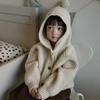 Spring Girls Boys Sweater Autumn Fashion Knitted Hooded Cardigan Versatile Jacket Coat Kids Infant Cardigans Clothes