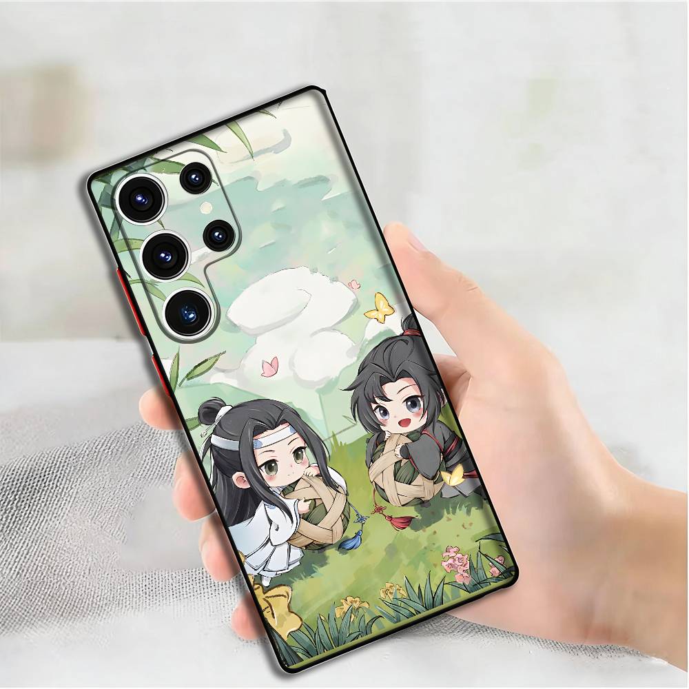 Kawaii Mo Dao Zu Shi Phone Silicone Case for Samsung S24,22,20,23,21,20 Ultra Plus Lite 5G Print Cover