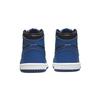 Air Jordan 1 Retro High OG TD Dark Marina Blue Детские кроссовки Черный Белый AQ2665-404