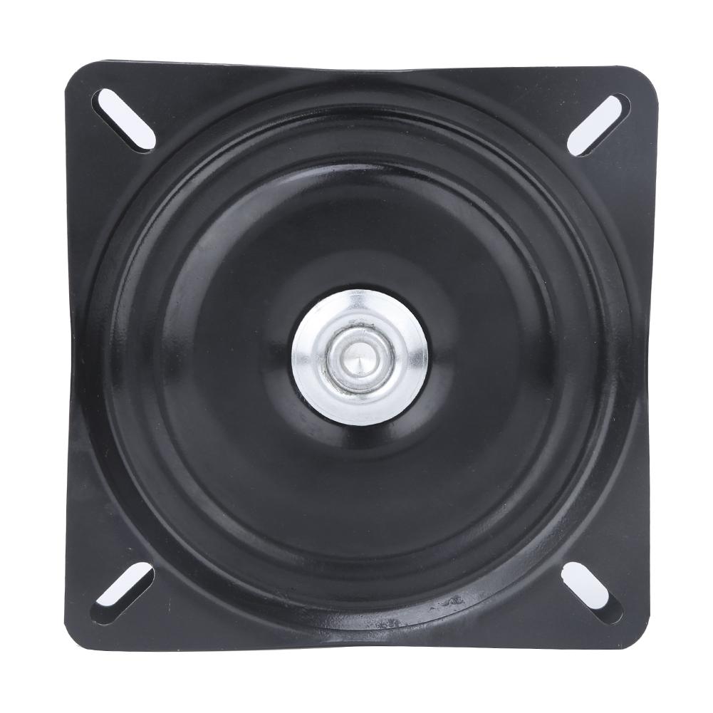 Черный металлический железный поворотный стол для офисных принадлежностей, вращающаяся подставка для дисплея 150 x 150 x 2 мм для поделок