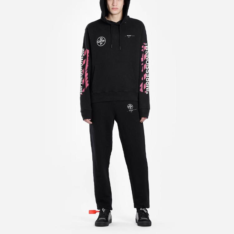 OFF WHITE Толстовка с трафаретным принтом Diag OMBB034R190030151028