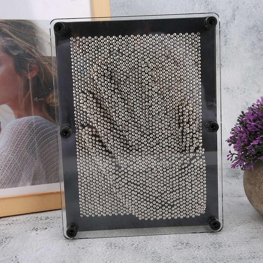 3D Pin Art Pin Art Toy Silver Needle Toy Three Dimensional Toy Office Desk Decoration