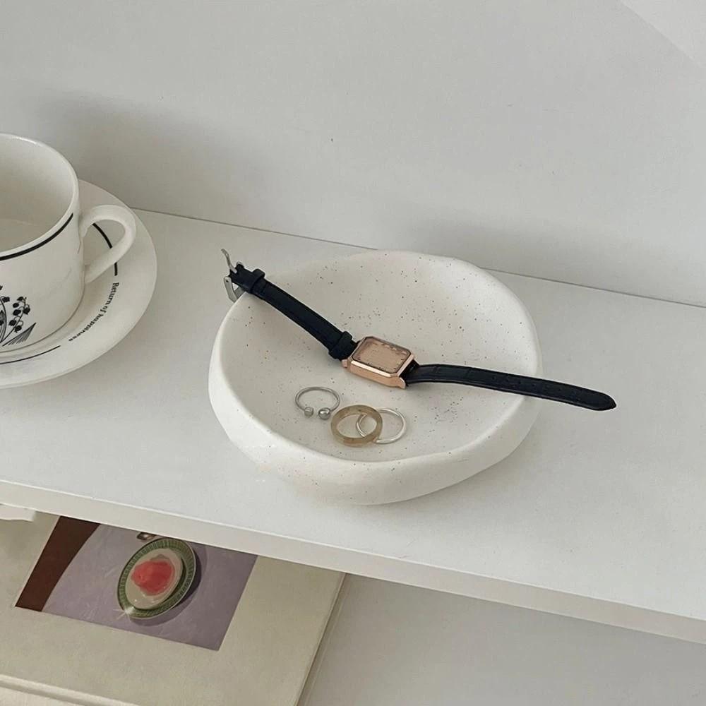 Necklace Jewelry Display Stand Rings Jewelry Display Rack Durable Ceramics Jewelry Tray Women