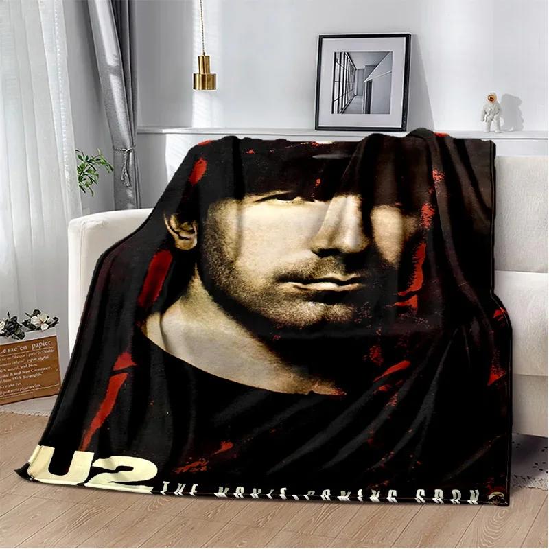 U2 Rock Bang Bono одеяло с 3D принтом, мягкое одеяло для дома, спальни, кровати, дивана, пикника, путешествий, офиса, отдыха, одеяло, детское одеяло