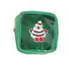 Creative Christmas Clear Travel Bags Cartoon Make Up Organizer Unique Cosmetic Zipper Pouch  Girls