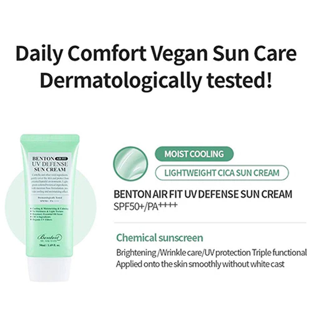 Benton Air Fit UV Defense Sun Cream 50ml (SPF50+)