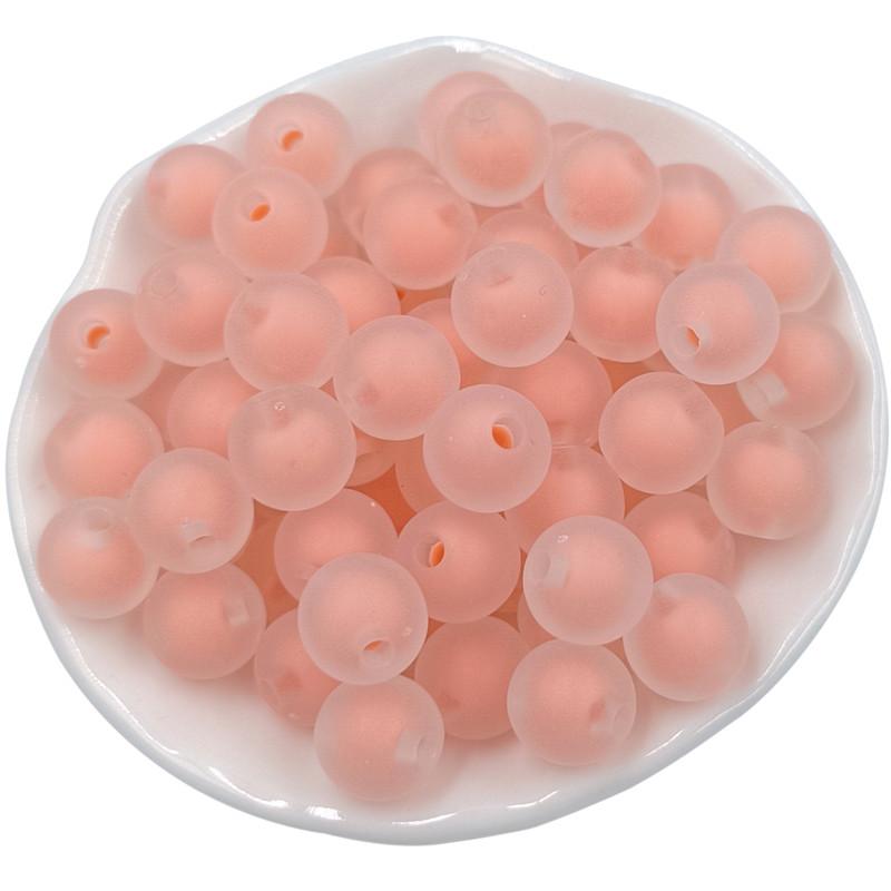 Товары для дома и вечеринки Модный сэндвич 20 шт. Сердечник для изготовления браслетов и сережек DIY Ювелирные аксессуары 10 мм Круглые свободные бусины матовые