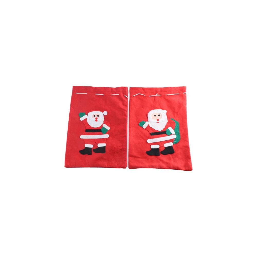 Claus Kid Christmas Tree Party Supplies Gift Bag Candy Bag Christmas Bunch Bag Xmas Decoration