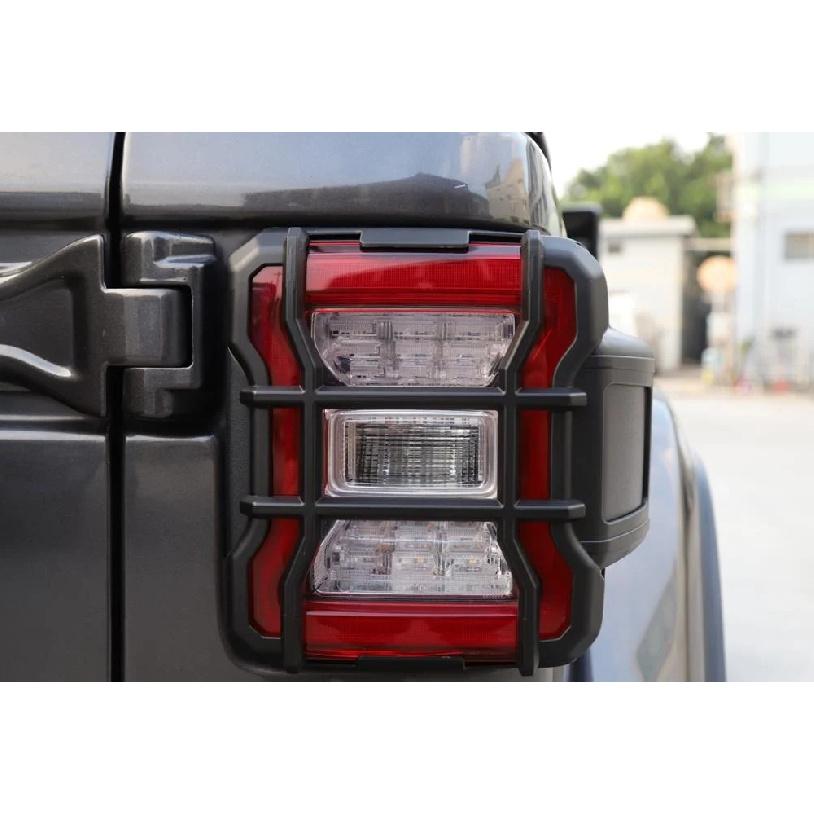 SHINEKA Car Rear Tail Light Lamp Taillight Decoration Cover For Jeep Wrangler JL 2018 2019 2020 2021-2023 Lamp Hoods Accessories