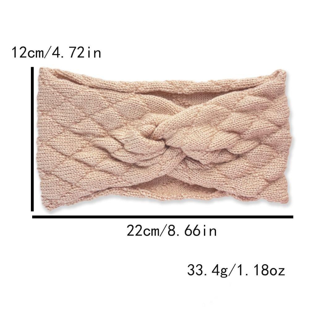 Twisted Front Ear Warmer Headband Cable Knit Turban Headband New Knitted Headband Winter Outfits