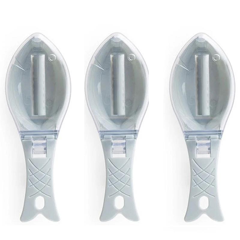 1/2/3 шт. Щетка для чистки рыбьей кожи, кухонный очиститель для рыбы, быстрое удаление рыбной чешуи, чистка, скребок для чистки рыбы, кухонный инструмент