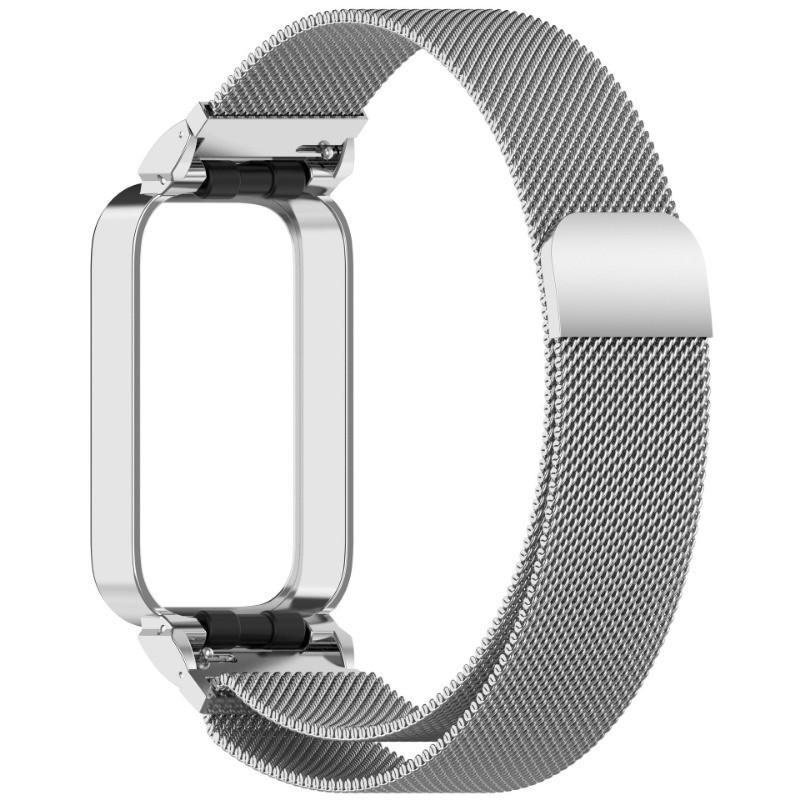 Для Xiaomi Band 9 Active Watchband Case Protector для Redmi Band 3 Watchband для Mi Band 9 Active Metal Bracelets+Cover