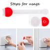 Kids Security Lock Drawer Anti-pinch Cabinet Lock Baby Safety Baby Protective Security Lock