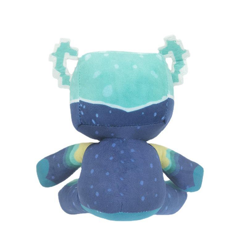 Cuddly Brown cow Plush Toy Warden Doll Crystal Super Soft Anime Plushie Blue Monster Toys For Children Kids Christmas Gifts