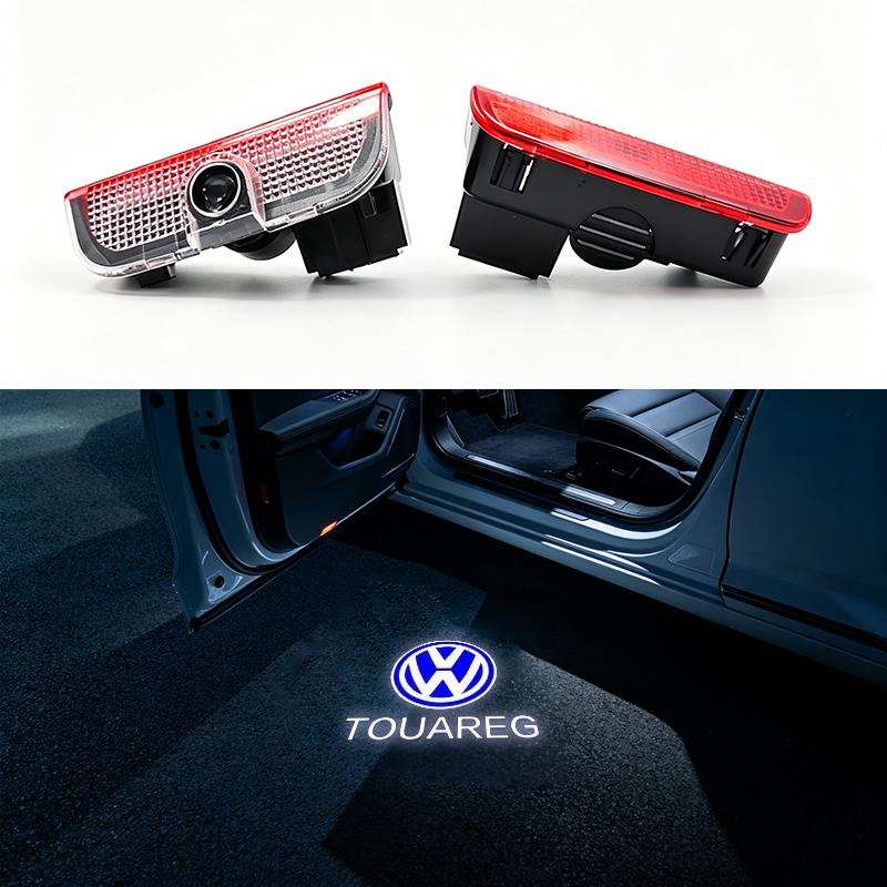 Для VW 2 шт. Логотип автомобиля Логотип двери Лампа подсветки двери Лазерный проектор HD Приветственный свет Для VW Passat CC Lamando Touran Touareg Tiguan Eos Golf ER1 V2