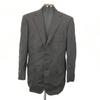 SAVILE ROW Made In England Britannia Fabric Fall/Winter Tailored Jacket Fully Lined 100AB7 Dark Gray Stripe(USED)