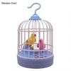 Электронная клетка для птиц, игрушка с голосовым управлением, яркий внешний вид, фестивальный подарок, электрическое голосовое управление, индукционная звуковая имитация, клетка для птиц для ребенка