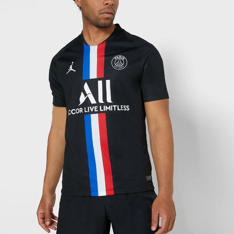Air Jordan Paris Saint-Germain PSG 19/20 Stadium Fourth Jersey 'Black' Men's BV9197-011