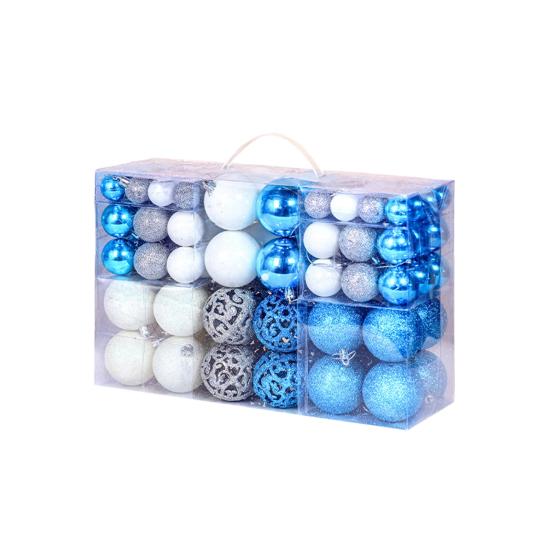 Yousheng 100 Pcs Christmas Balls Ornaments Plastic Shatterproof Hanging Balls Decoration for Xmas Tree Holiday Home Party Decor