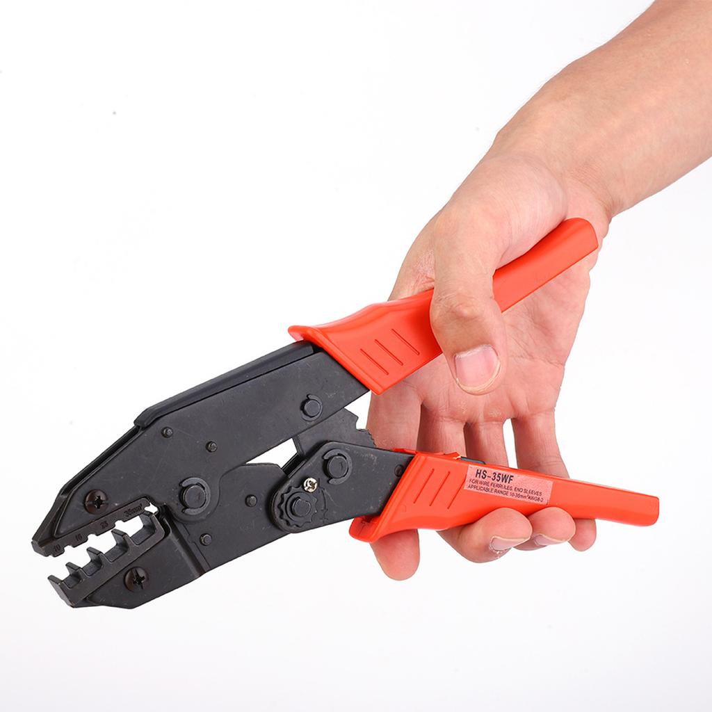 Crimping Pliers Wire Terminal Crimper 10 35mm 8 2AWG for Tube and Pre Insulated Terminals