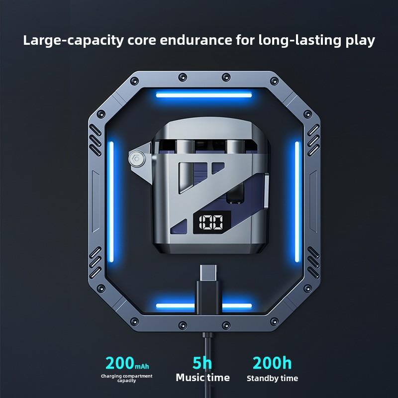 Новые классные беспроводные Bluetooth-наушники Mecha Wind GT02 Long Life с полувкладышами