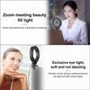   4 Inch LED Light, Clip On Laptop Video Conference Lighting, 3 Lighting Modes (3200K to 6500K), Dimmable USB Powered, for Live Streaming, Online E