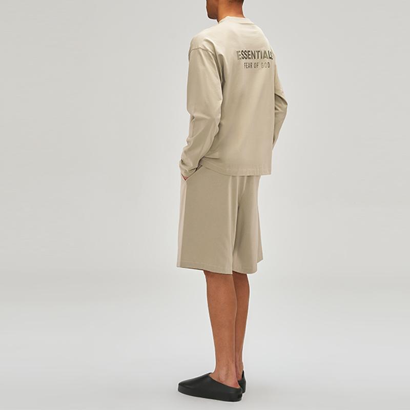 Fear of God Essentials Баскетбольная майка Шорты Тимбер Мужские Низ Бежевый 160SP254611F