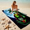 1Pc Grinch Christmas Ornament Beach Towel, Quick Dry, Multi-Use for Beach Pool Gym Yoga Home Travel, Christmas, Halloween, Xmas Gift S657