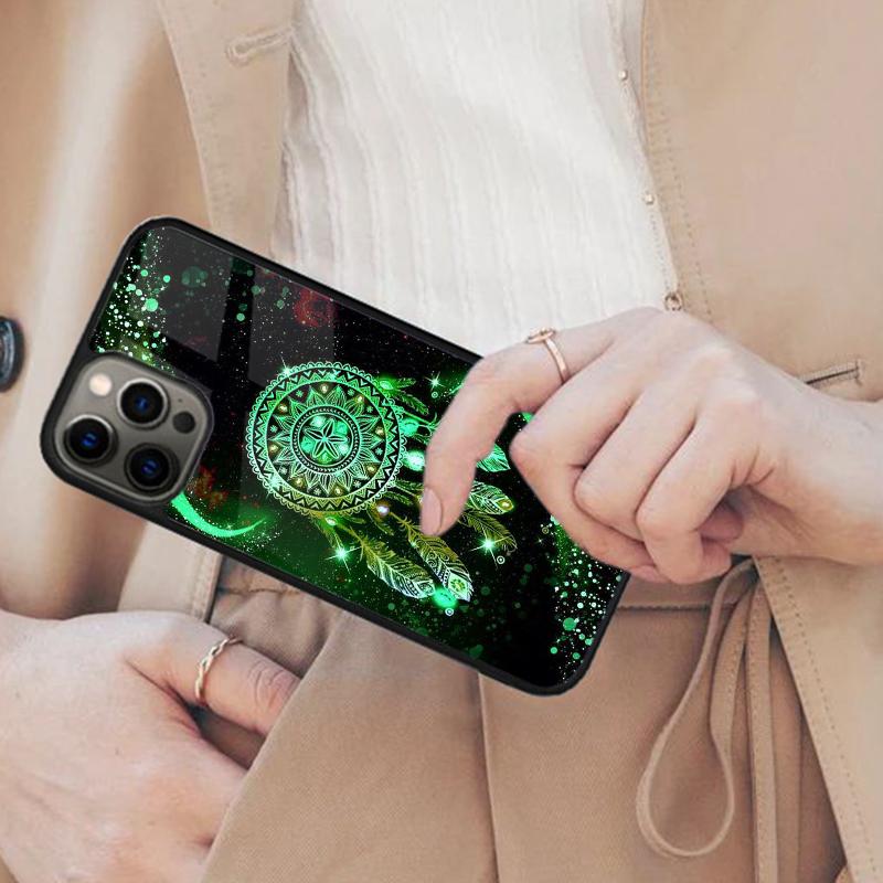 Fantasy Feather Dreamcatcher Magnetic Phone Case For APPLE iPhone 17 Air 16 14 13 12 Pro Max 15 Plus Wireless With MagSafe Cover
