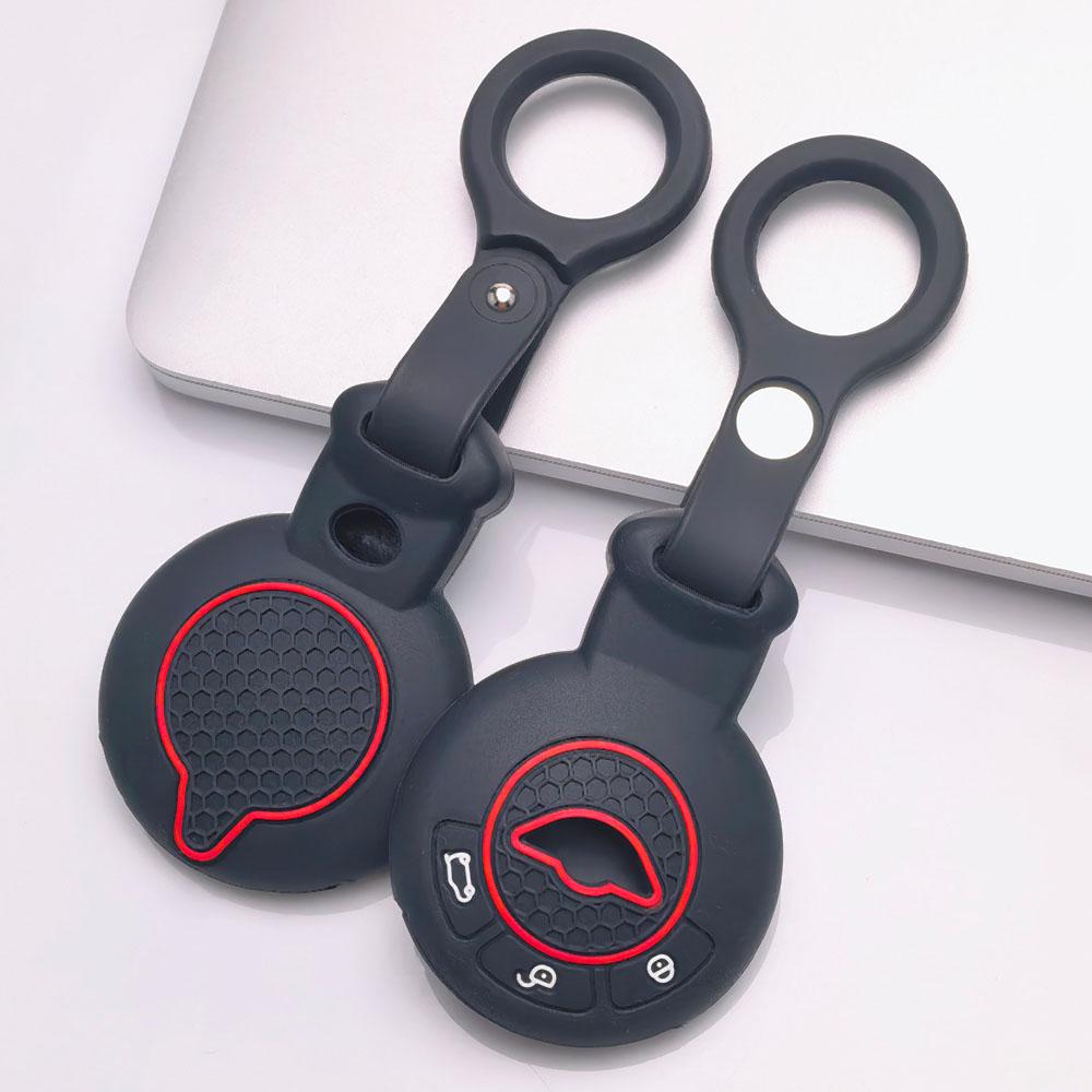 Key Shell Cover for BMW Cooper Roadster R55 R56 R57 R58 R59 with Keychain Protective Accessory Key Fob Protection Replacement Daily Use