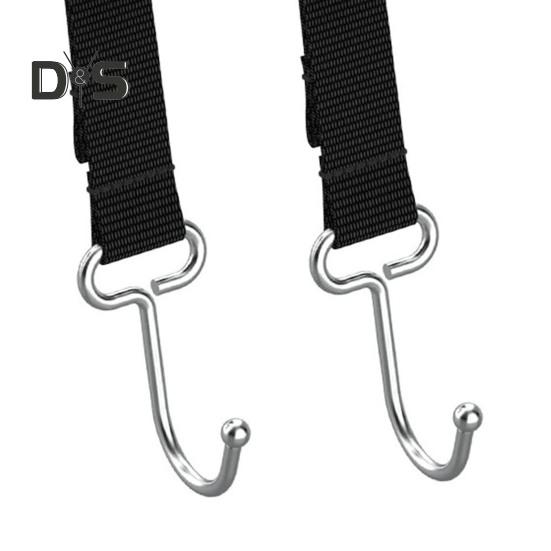 1 пара регулируемых плетеных крючков для автомобильных подголовников, многофункциональные, простые в установке, автоматические вешалки на заднее сиденье, сверхмощные крючки для детской коляски, органайзеры