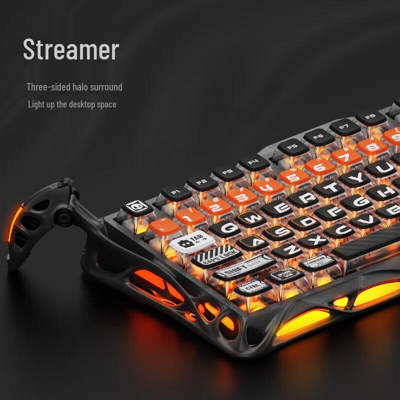 Игровая механическая клавиатура GravaStar GS K1 PRO 75% с тремя режимами, настраиваемая