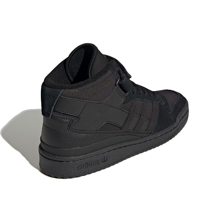 Adidas Оригинальные кроссовки Originals Forum с высоким верхом, удобные, женские кроссовки, черные GY9517