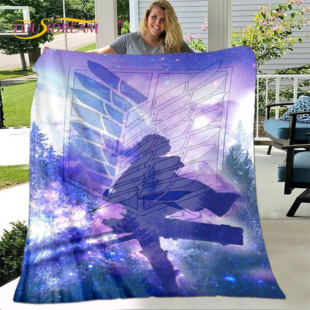 Одеяло с рисунком аниме «Убийца демонов», фланелевое одеяло, теплое детское одеяло из шерпа для гостиной, спальни, кровати