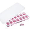 14-Grid Silicone Ice Cube Tray with Soft Bottom and Lid for Easy Release